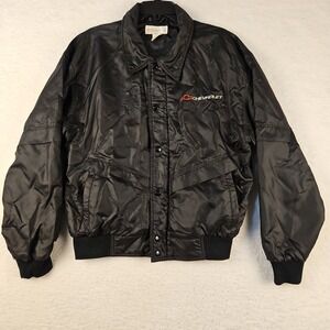 Vintage 1988 Chevrolet Certified Technicians Awards Black Jacket‎ Men Size Large
